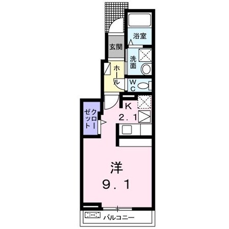 セラピアⅢの物件間取画像